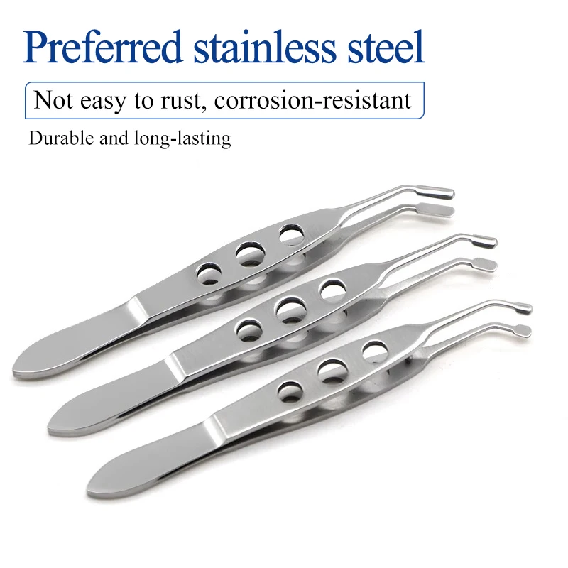 1PCS stainless Steel Massage Forceps Meibomian Gland Compressor Meibum Expressor Eye Plastic Surgery Eyelid Tools - Image 3