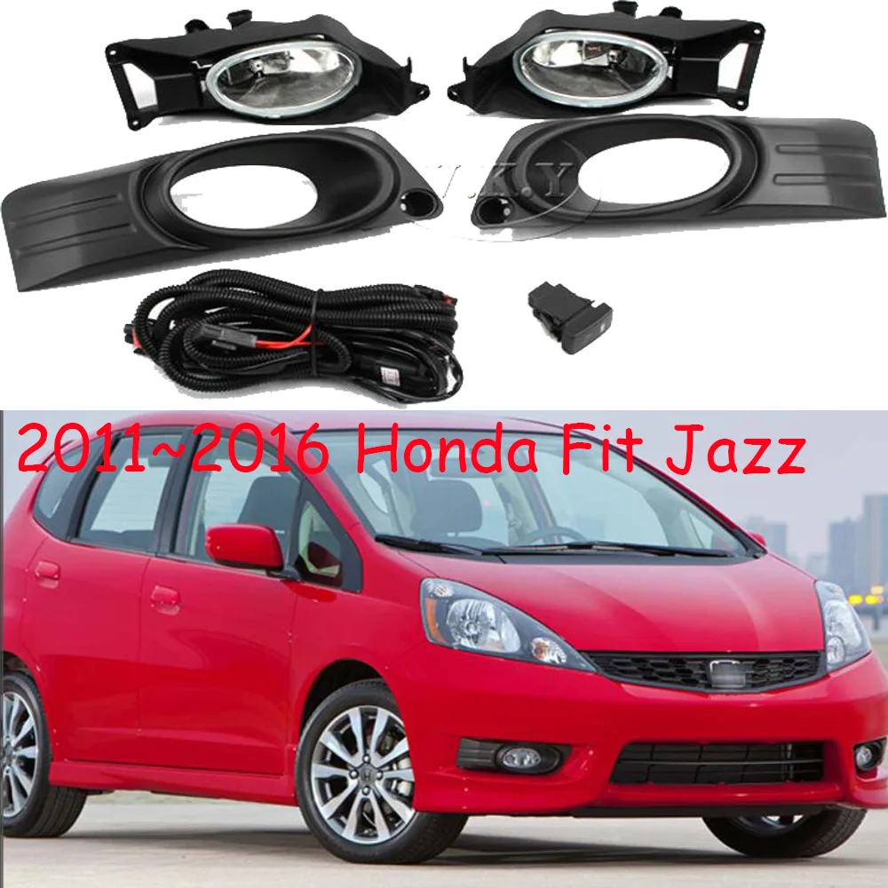 2010~2016year car bumper lamp for Fit Jazz fog light car accessories headlight for Fit Jazz fog lamp