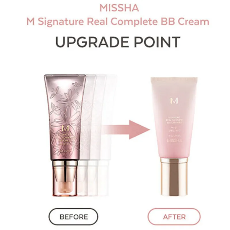 MISSHA M Signature Real Complete BB Cream Foundation Perfect Cover Cho Bo Yang  Makeup Original Korean Cosmetics