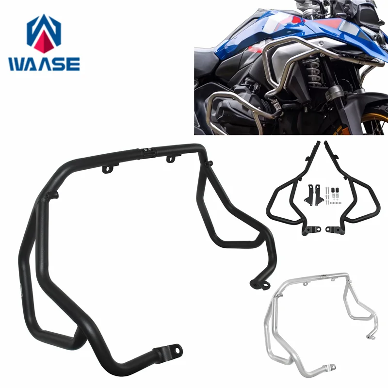 

WAASE For BMW R1300GS R 1300 GS 2024 2025 Stainless Steel Engine Upper Bumper Guard Frash Stunt Cage Crash Bar Frame Protector