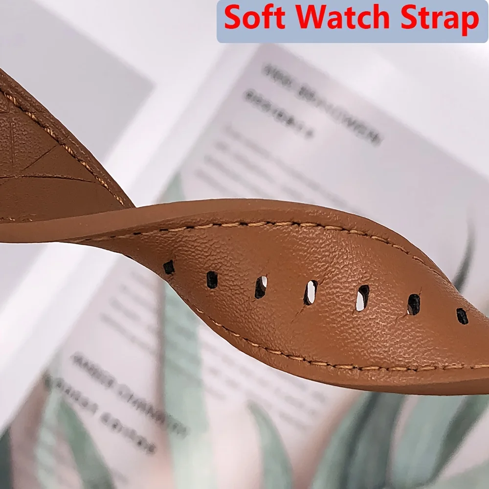 Cinturino per orologio in pelle artificiale per Samsung Galaxy 8 40mm 44mm Regalo di festa da uomo Galaxy 8 Classic 46mm Cinturino di ricambio