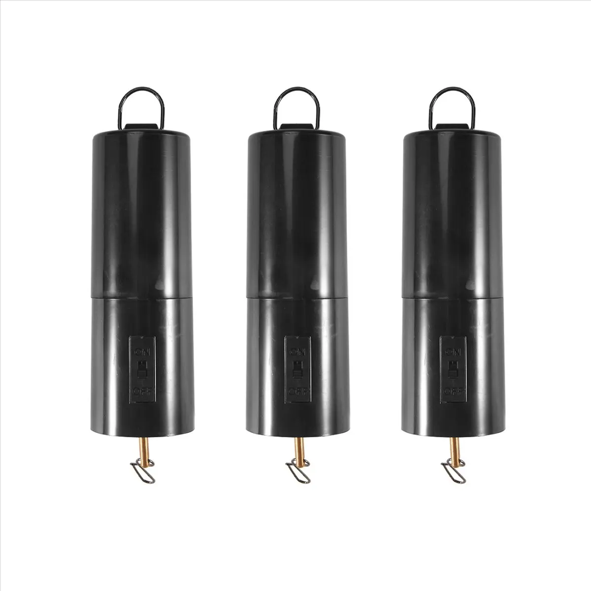 A32I Hanging Black Rotating Motor for Spinner and Wind Chime Garden Decoration Accessories, Not Including Battery 3 Pack