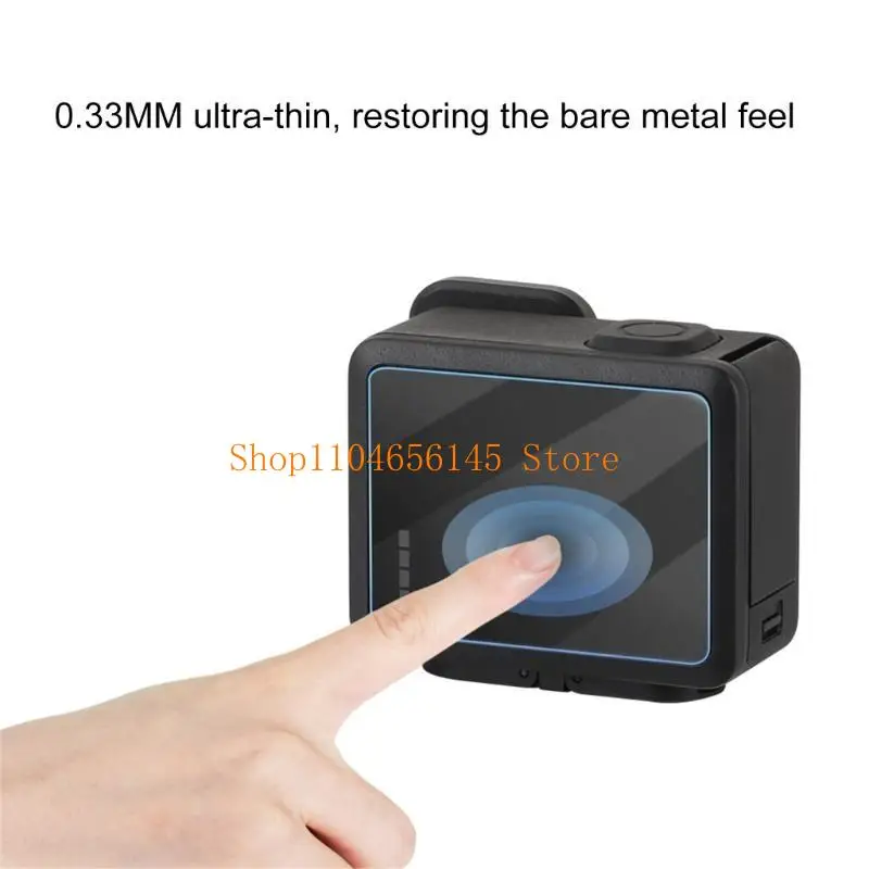 5asd Protective Tempered Glass Film Screen Protector For Sports Camera Clear and Scratches Resistant