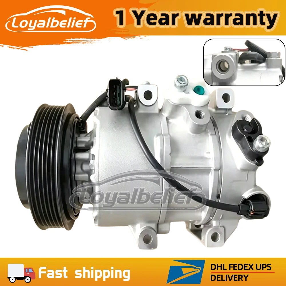 AC Compressor DVE16 Air Conditioner System For Hyundai IX35 TUCSON 2009 2010 2011 2012 2013 977012S500 97701-2S500 97701 2S500