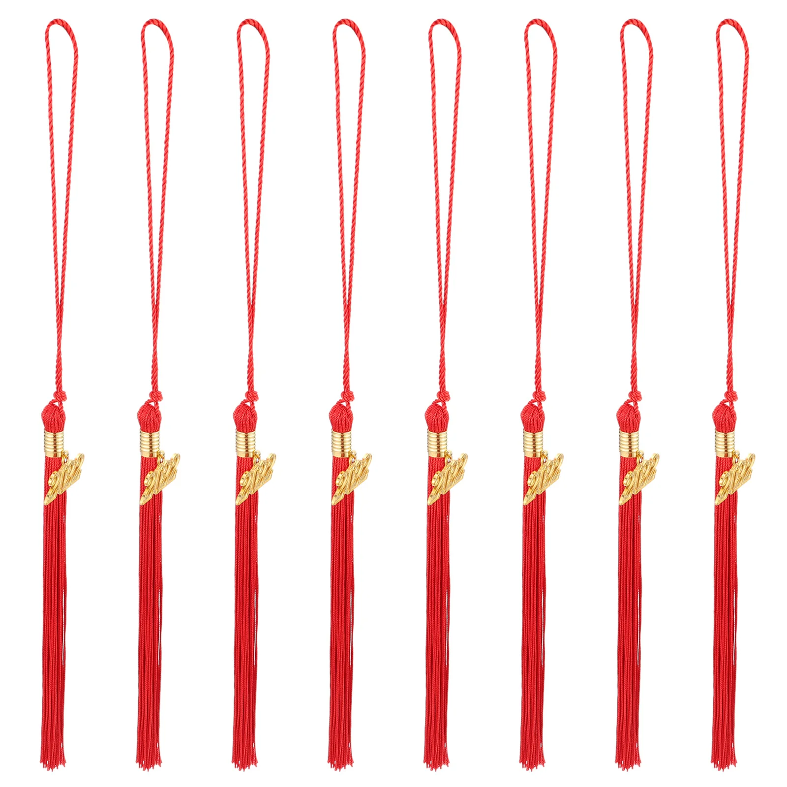 

8 Pcs Decoration Tassels Doctor Hat Fringe Hanging Pendant Graduation Charm Graduate