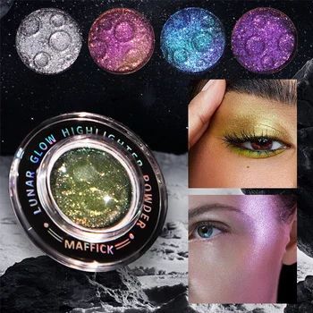 CHARMACY ใหม่ 5 Multichrome Single Eye Shadow เม็ดสีสูงยาวนาน Duo Chrome อายแชโดว์ Glitter แต่งหน้าสําหรับดวงตา