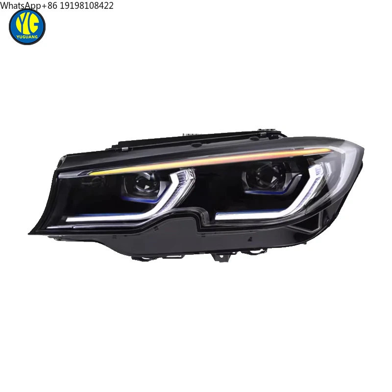 YU GUANG for BMW M340i Laser Headlight Support RGB Version DRL Front Lights Factory Specials LED Lens 2022  2020 G20 Head Lamp