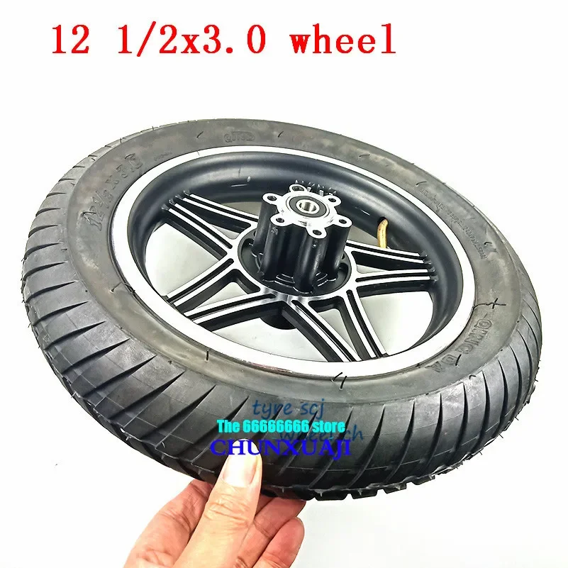 12x2.75 Alloy rims 12 1/2 x 3.0 tyre inner tube for electric scooters E-bike folding bicycles 12 inches tire Inflatable wheels