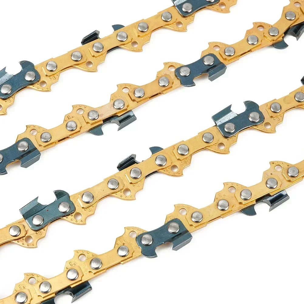 

Electric Chainsaw Chain Hardened Right Angle Cutter Head 16in 59 Link Golden Chain 59 Links Saw Chain Blade High Quality