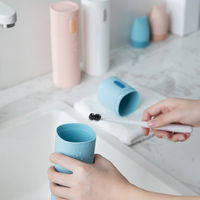 Washing Cup Travel Toothbrush Electric Holder Traveling Plastic Toothpaste Case