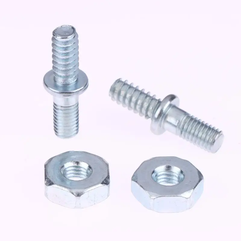 2 pares de pernos y tuercas de barra, piezas de motosierra, tornillo para MS180 MS250 MS361 MS660, accesorios de motosierras
