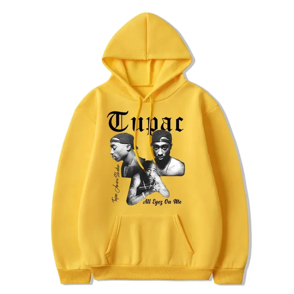 Rapper Tupac 2pac Hoodie Men Women Clothes Sweatshirt Fashion Harajuku Autumn Winter Hoodies Unisex Streetwear Casual Hip Hop