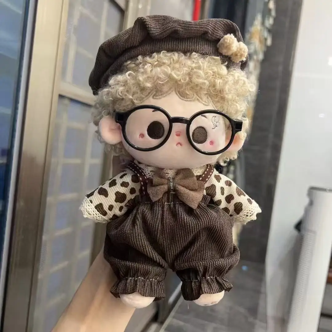 

In Stock 20cm Doll Clothing Cute Outfit Set for Boys Girls Cotton Plush Dolls Removable Dress Up Accessories