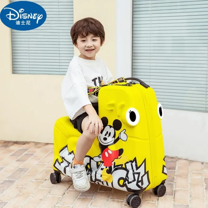 Disney Mickey Mouse Luggage Minnie Travel Bag For Fashion Cartoons Password Zipper Rolling Travel Suitcase Luggage Case Gift