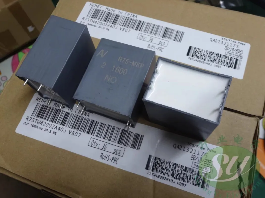 AV MKP R75 2.0uf/1600V 2uf 2u0 205 ใหม่ตัวเก็บประจุฟิล์มดูดซับ R75TW4200ZA40J V807