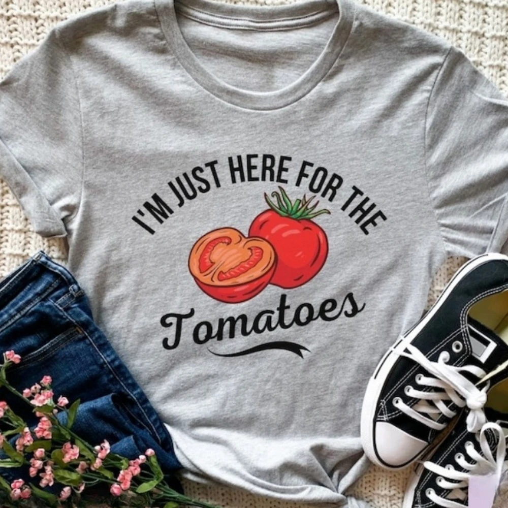 

I Came Here Just To Buy Tomatoes T-Shirt Tomato Gifts Farmers Market Shirt Fruit Tee Vegetable TShirt Gift for Her Tomatoes Tops