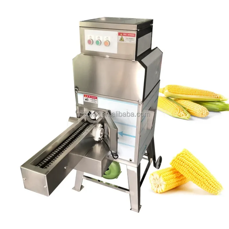 304 Stainless Steel Corn Kernel Removing Machine / Maize Thresher / Fresh Sweet Corn Thresher Machine