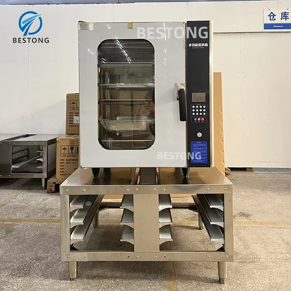 Large Capacity Universal Grill Chicken Oven 6 Tray Commercial Electric Tandoor Oven Combi Oven With Steam