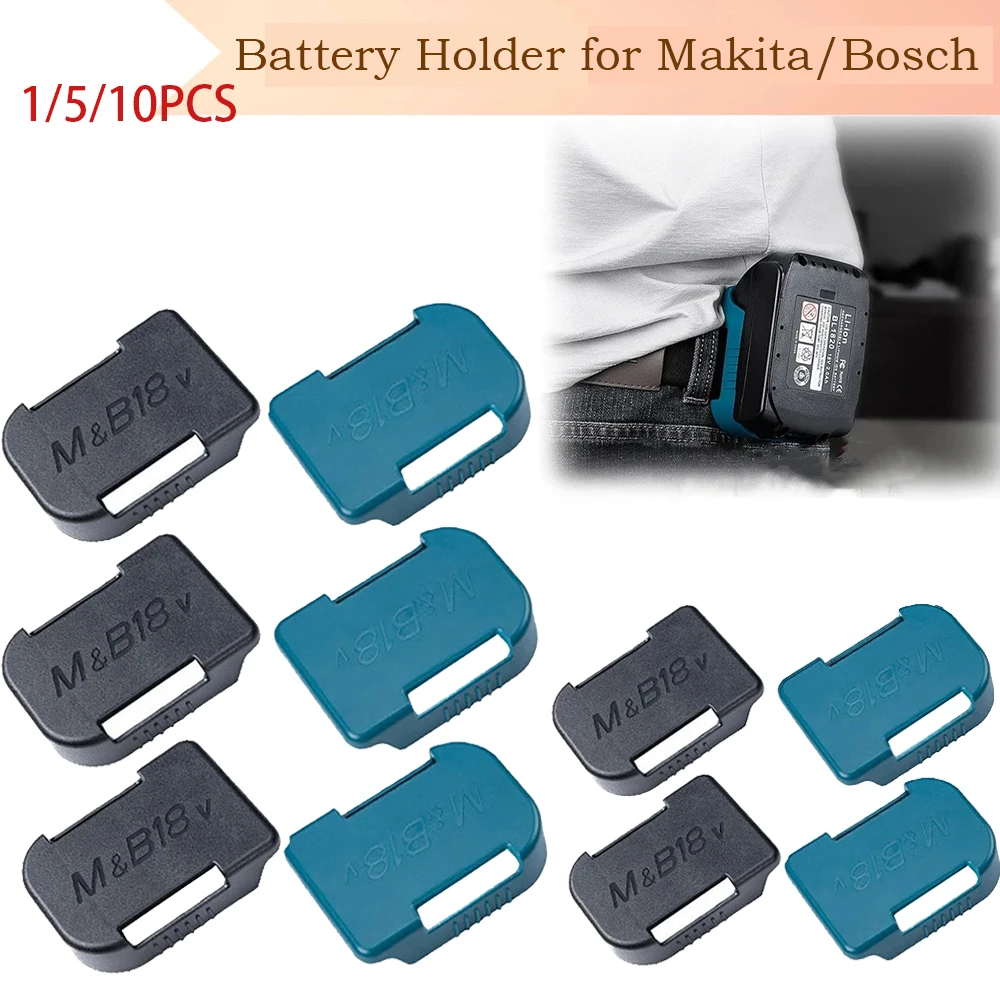 

For Makita For Bosch 18V Battery Holder Power Battery Tools Fast Charging Battery Adapter Hold Shelf Rack Storage Case