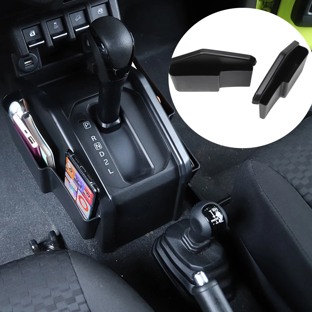 Car Console Gear Shift Storage Box Organizer Tray for Suzuki Jimny 2019-2023 JB64 JB74 Stowing Tidying Auto Interior Accessories