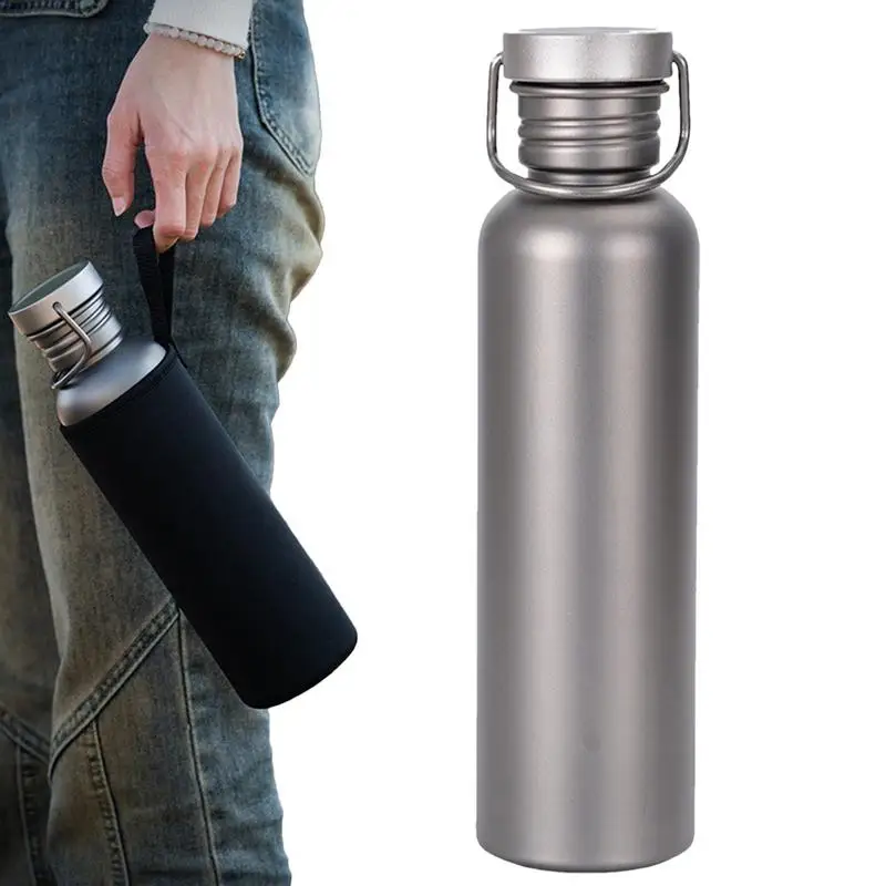 

Outdoor Titanium Bottle Sports Hydration Water Drinking Titanium Bottle Portable Drinking Bottle Leak-Proof Drinkware For Picnic