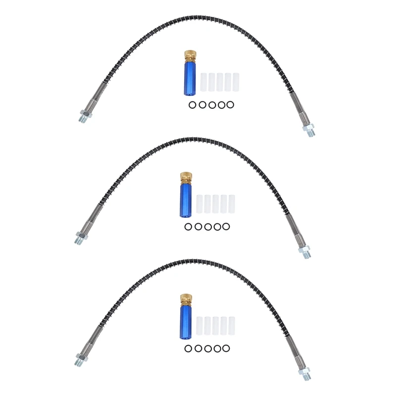 3X Air Compressor Connecting Pipe Air Filter M10X1 Oil Water Separator 30Mpa / 300Bar / 4500Psi