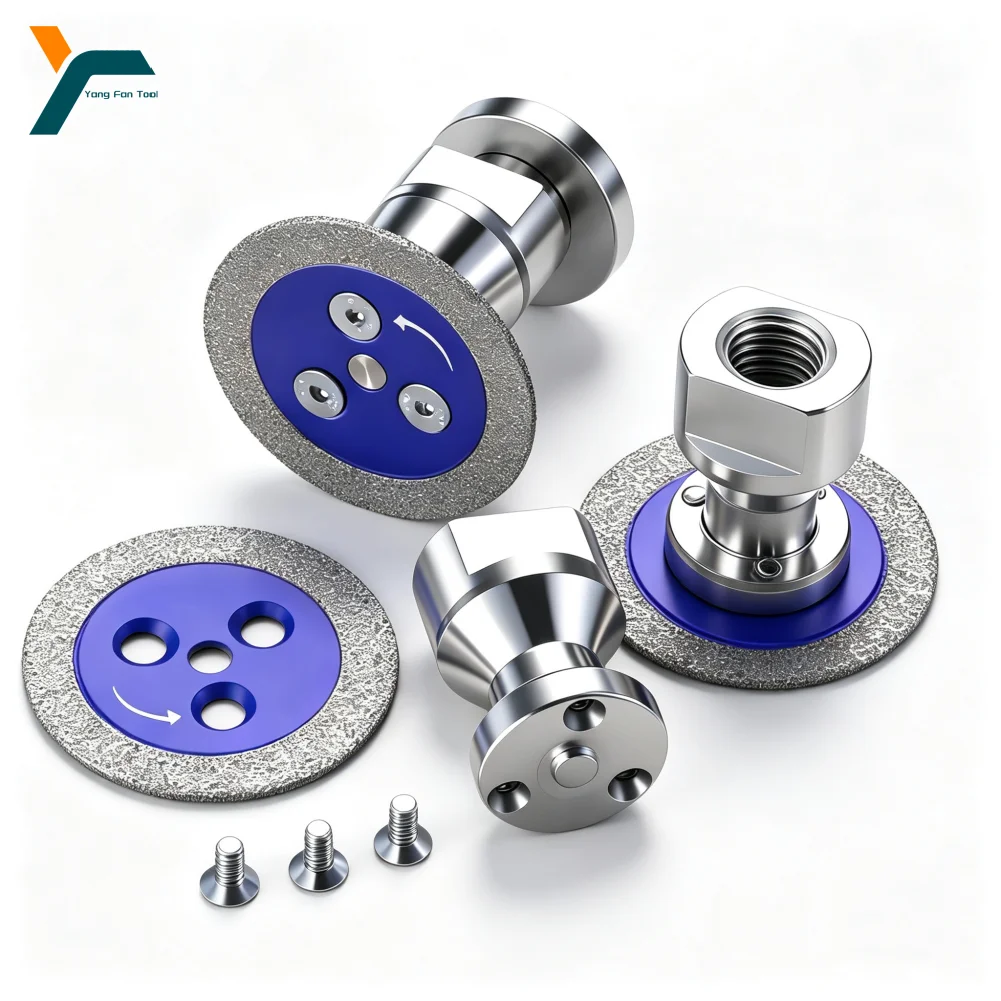 Brazing Mini Saw Blade Stone Diamond Cutting Disc M14 Thread Granite Sandstone Concrete Lettering Carving Grinding Gap Cleaning