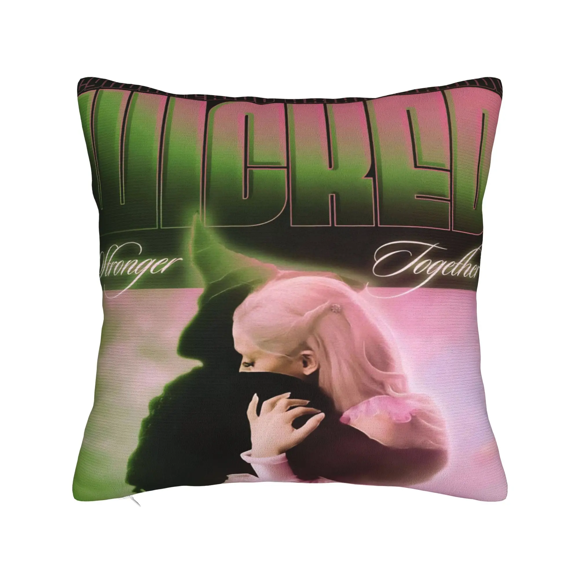 W-Wicked 2 Musical Movie Glinda Elphaba Pillow Case  Comfy Pillow Cover Morden Pillowcases For Living Room Bed Chair