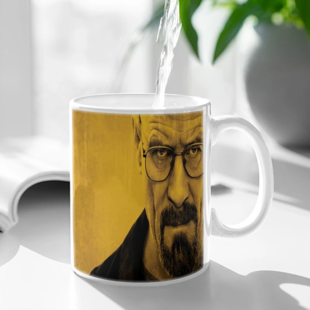 Heisenberg Breaking Bad Case 11oz Afternoon Tea Mug Multifunctional Ceramic Coffee Mug Porcelain Coffee Cup Drinking Cup