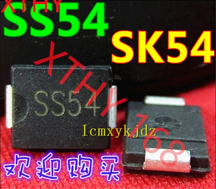 50Pcs/Lot   SS54 SK54  5A 40V 1N5824 IN5824 SMC   New Oiginal 