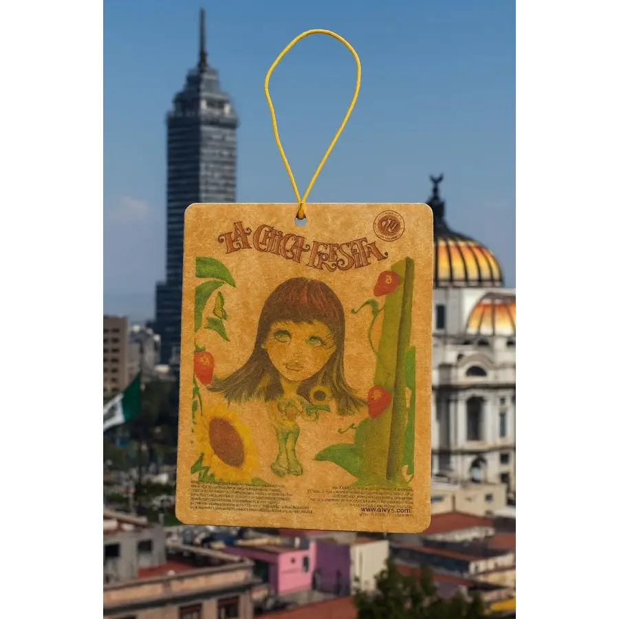 قطع الفراولة لا تشيكا فريسيتا معطرات الهواء أروميزانتي فريسا #3