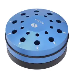 Metal Blue Stand Rotatable Base for Organizing 10PCS Watch Repair Screwdriver 0.6mm to 2.0mm W5630