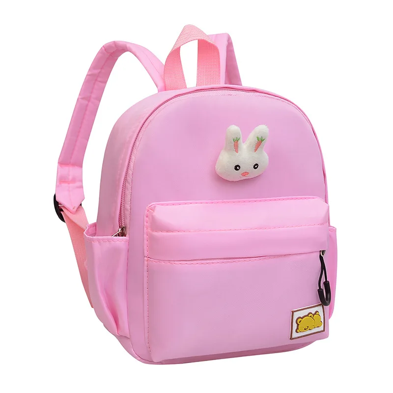 Korean Fashion Cartoon Kindergarten Schoolbag Lightweight Simplicity Nylon Cute Children Mini Backpack Preschool Backpack