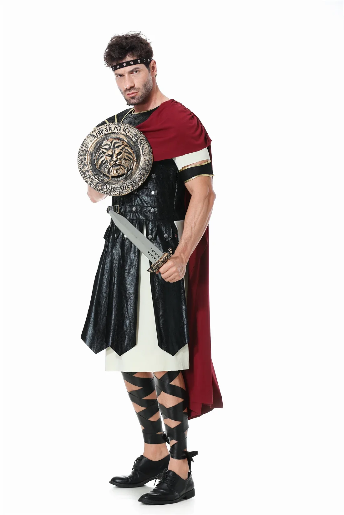 Children's Ancient Roman Warrior Costume Adult Male Cosplay Spartan Warrior Costume