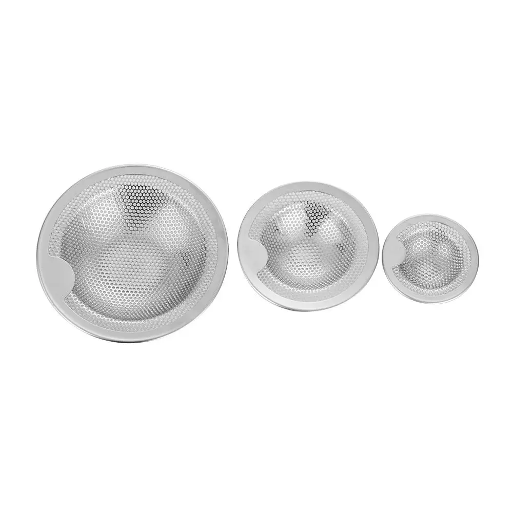 Ustensiles de cuisine en acier inoxydable, outils de cuisine, passoire de salle de bains, filtre de vidange d'évier, crépines