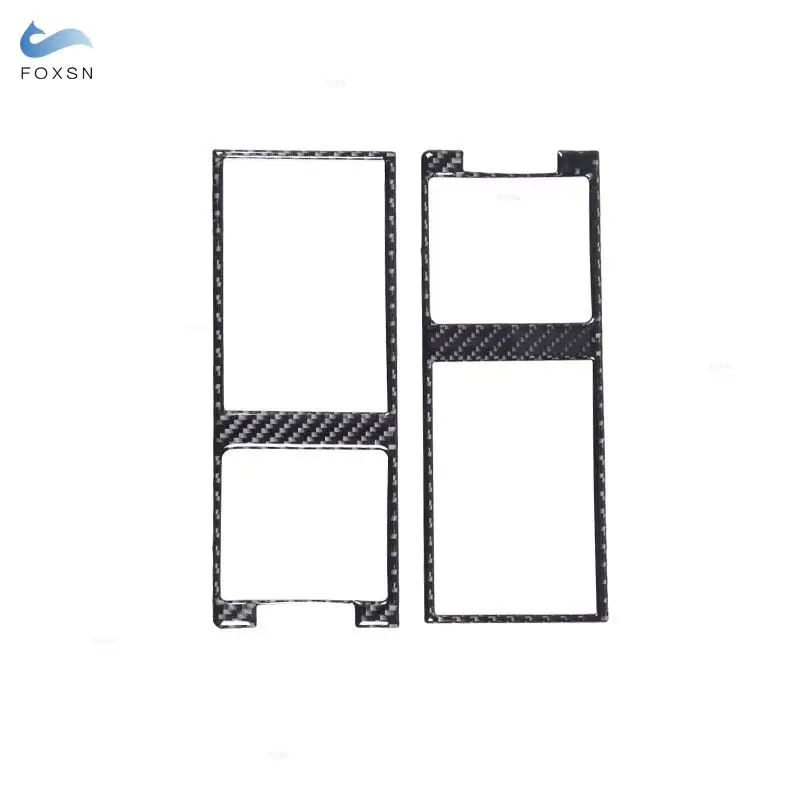 Car Interior Accessories Side Air Conditioner Vent Outlet Frame Carbon Fiber Sticker For Mercedes Benz G Class W463 2004-2018
