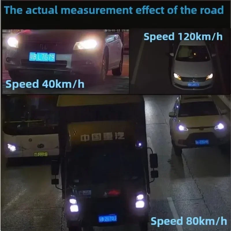 차량 번호판 인식 카메라 보안 보호 비디오 카메라, 와이파이 5-55mm 번호판 캡처