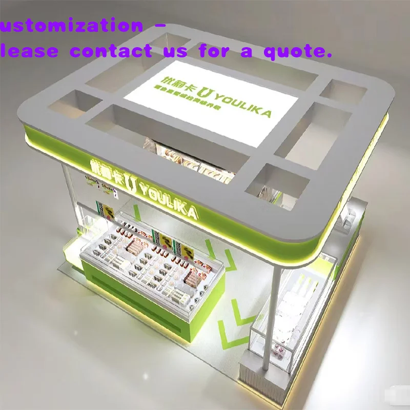 

Современный демонстрационный шкаф и витрина для розничной торговли на заказ | Торговый киоск на заказ: ювелирные изделия, косметика, продукты питания и закуски