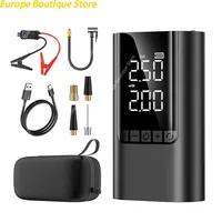 4 In 1Car Multi-function Air Compressor Jump Starter Air Pump Tire Inflator Portable Battery Starter With Smart Battery Clip