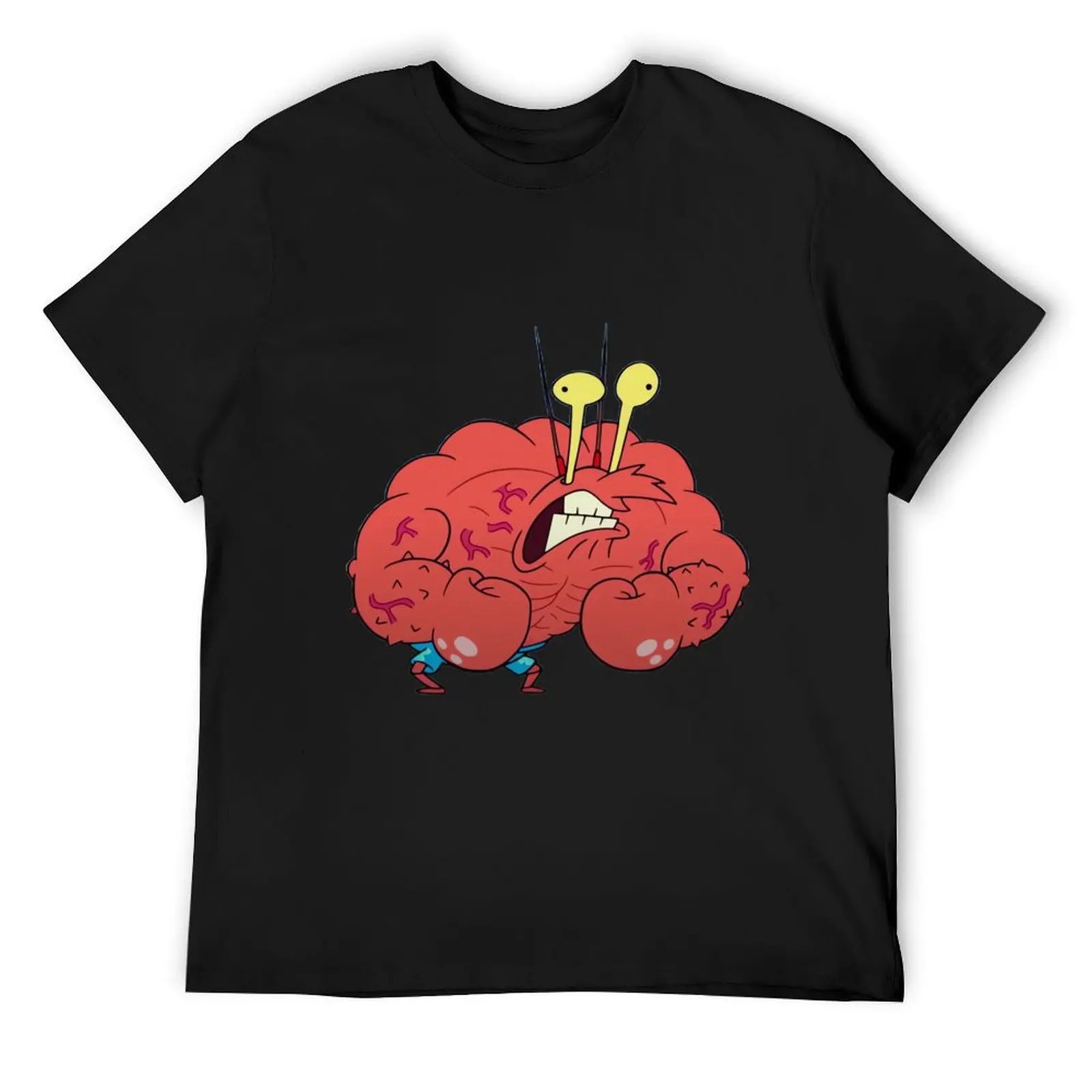 

Larry the Lobster Flexing Sticker T-Shirt customizeds graphic t shirt vintage men clothing