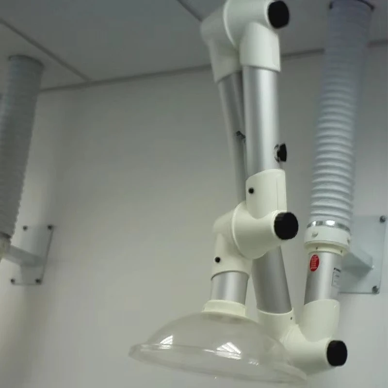 Two-piece high-quality laboratory equipment Flexible smoking arm Universal exhaust hood