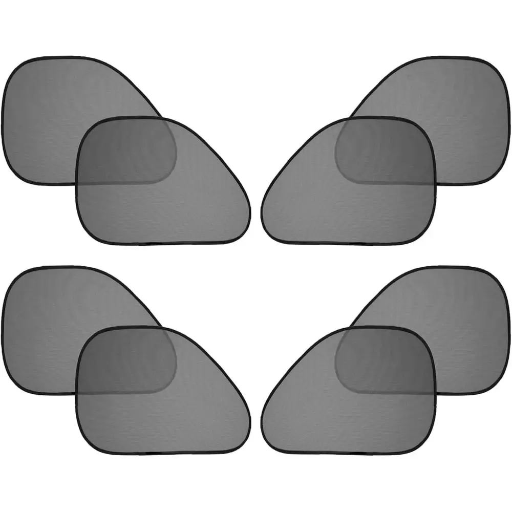 

Car Side Sun Visors for Kids & Pets - 2 Pack, UV Protection & Sun Glare Blocker - 8 Pack Set