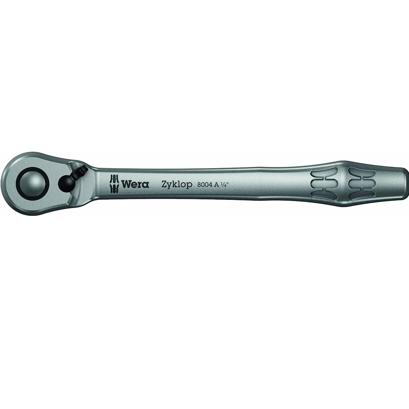 WERA 05004004001 8004 A Zyklop Ratchet Wrench Slim Design Reversible High Quality Materials Exquisite Workmanship