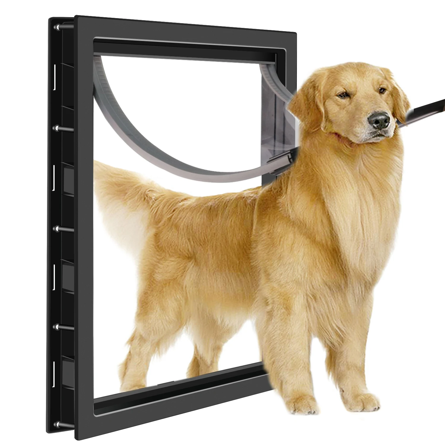 Best Selling Pet Cat Safety One Way Dog Door Pet Door Flap House Door For Dog