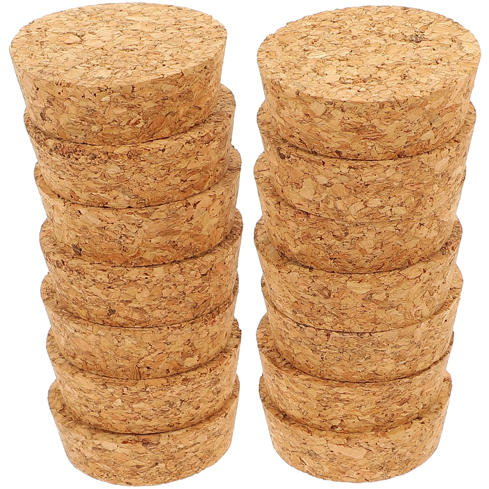 

20pcs Glass Bottle Cork Stoppers 33x28x20mm Cone Shaped Sealing Plugs for Bottles Airtight Wooden Kitchen Bar