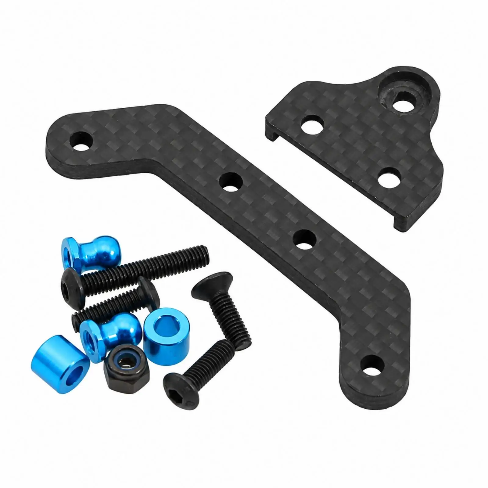 RC Car Parts Gearbox Mount Bracket for 1 10 Chassis Rear Gear Assembly Carbon Fiber Reinforced Upgrade