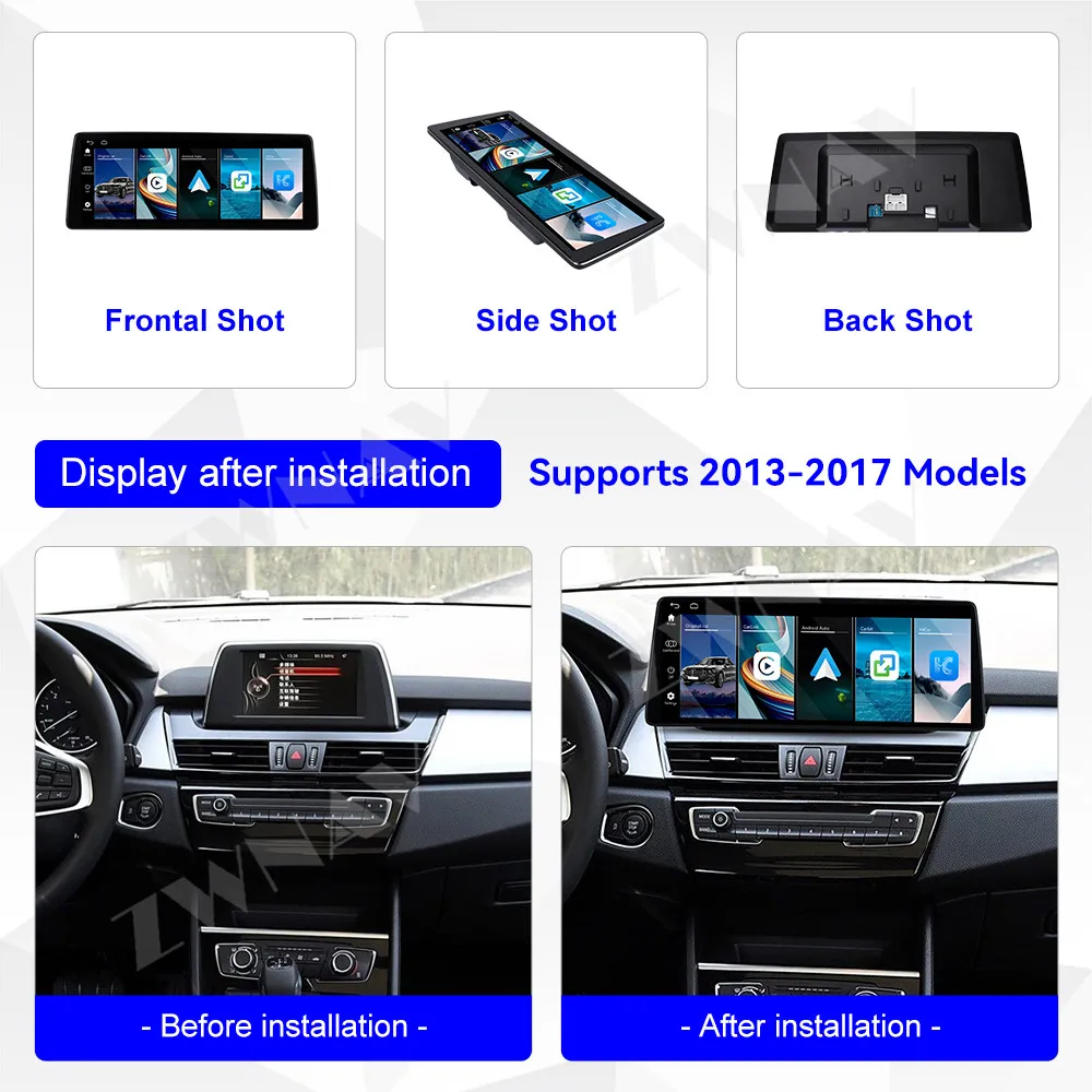 Linux System 12.9 inch Touch Screen For BMW 2 Series Tourin NBT 2013-2017 Androidauto GPS Navigation Carplay Multimedia Player