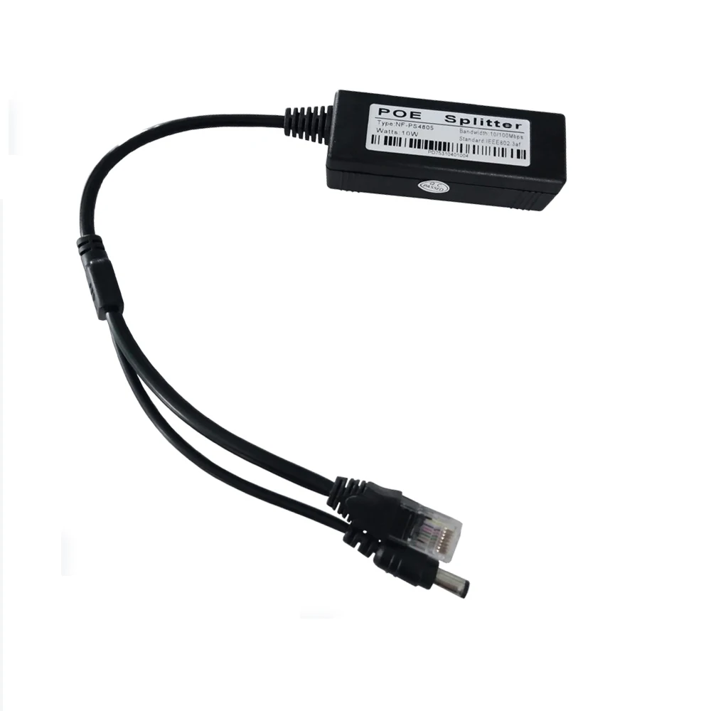 

2PCS 48V 24V 5V 12V Passive Module Adapter Extender POE Splitter For Monitor Input