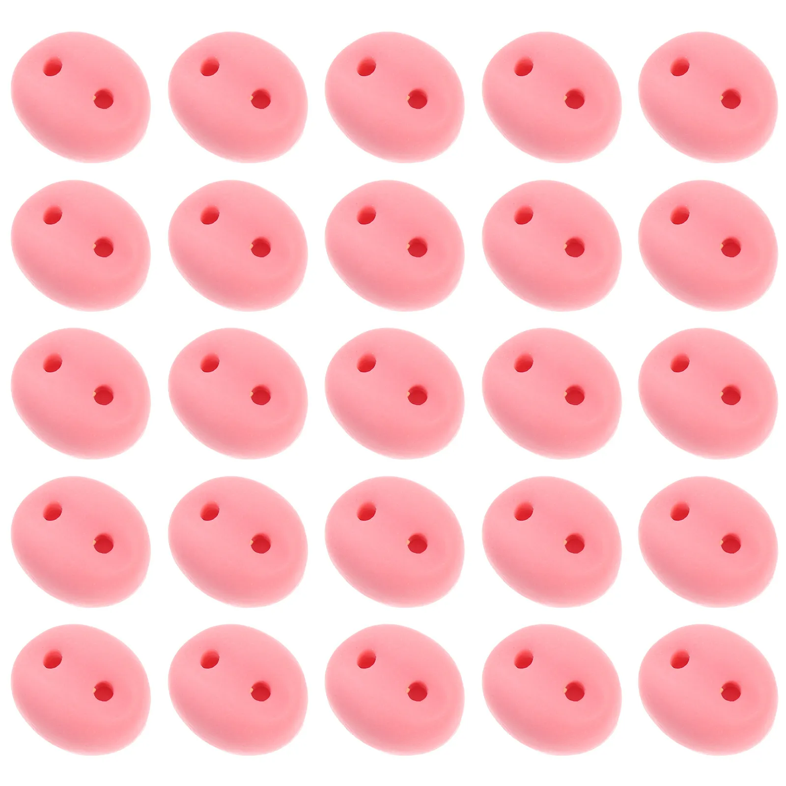 

50Pcs Resin Pig Nose Accessories Realistic Snout for Stuffed Animals DIY Crafts Halloween Costume Making Supplies