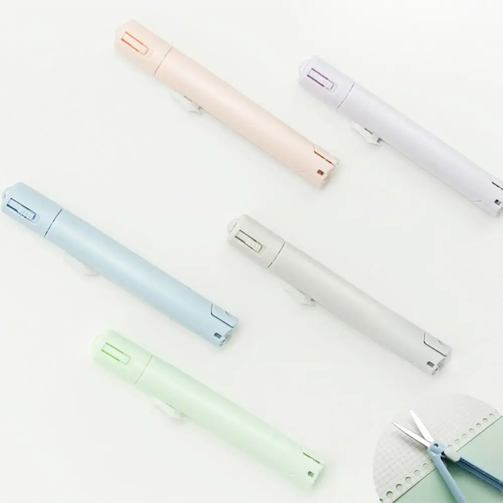 Stift form Schere Mini tragbare faltbare Schere multifunktion ale Keramik Taschen messer Papiers ch neiden Kunstwerk zeug Schul material